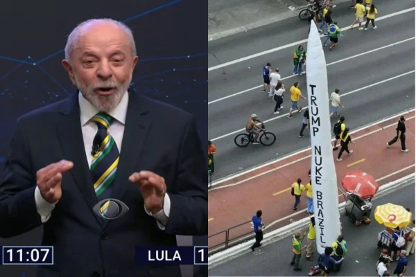 Lula sobre ato pró-Flávio: “Torpedeiro americano mandou atacar o Brasil”