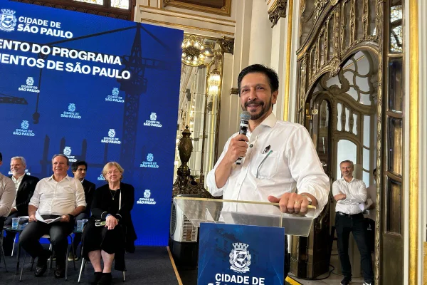 O prefeito Ricardo Nunes anuncia pacote de obras em SP - Metrópoles