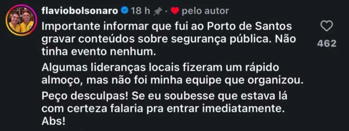 Flávio Bolsonaro responde "Gay de Direita" após pré-candidato a deputado dizer que foi "barrado" em evento Flávio Bolsonaro responde "Gay de Direita" após pré-candidato a deputado dizer que foi "barrado" em evento