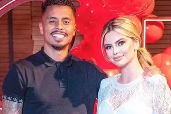 Foto colorida de Allan Souza e Jordana - Metrópoles