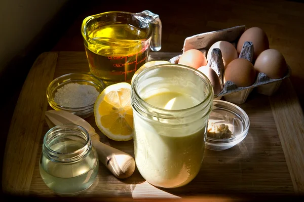 Ingredientes para maionese