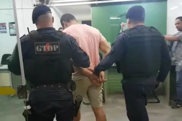 PM prende homem que ameaçava namorada e portava revólver calibre .38