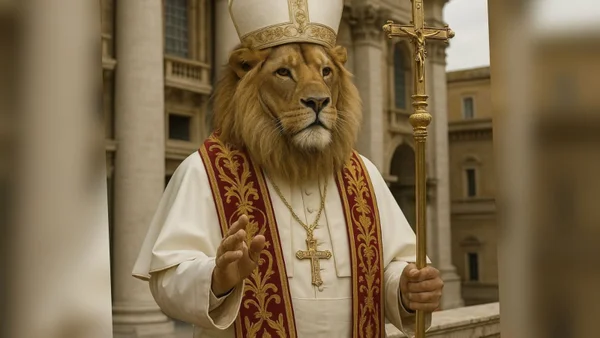 Imagem publicada pelo presidente da Argetina, Javier Milei, sobre a eleição do novo papa
