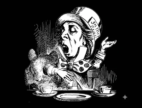 Bolsonaro, Flávio, Moraes e Alice no País das Maravilhas, by Vivendas