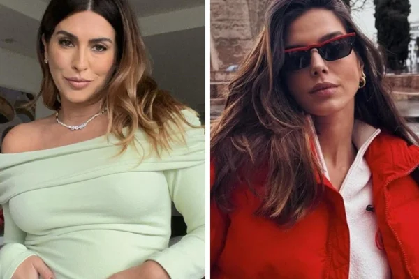 Montagem feita a partir de fotos das redes sociais de Fê Paes Leme e Giovanna Lancellotti - Metrópoles