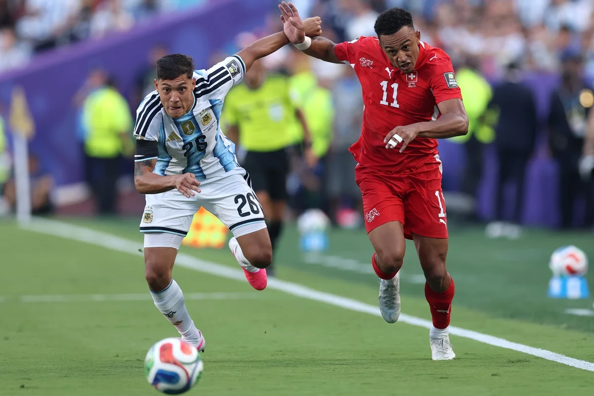 No sufoco, Argentina vence Suíça na prorrogação e vai às semis da Copa - imagem 6 No sufoco, Argentina vence Suíça na prorrogação e vai às semis da Copa - imagem 6