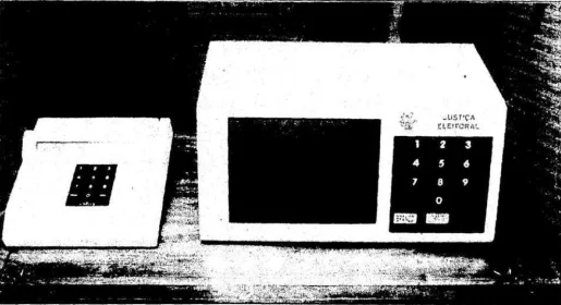 Urna eletrônica apresentada em 1996