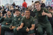 Elenco da Chapecoense disputa, neste sábado (26/9) amistoso contra o Atlético Nacional. Elenco da Chapecoense disputa, neste sábado (26/9) amistoso contra o Atlético Nacional.