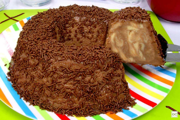 Brigadeirão mármore