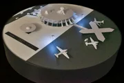 A mostra contará com quatro maquetes especialmente desenvolvidas para representar obras de Oscar Niemeyer A mostra contará com quatro maquetes especialmente desenvolvidas para representar obras de Oscar Niemeyer