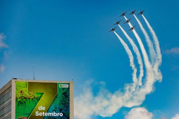 Show da Esquadrilha da Fumaça no 7 de Setembro