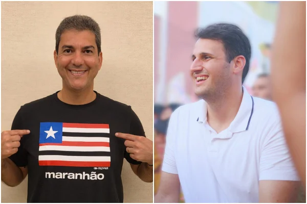 Pré-candidatos ao governo do Maranhão Eduardo Braide e Orleans Brandão