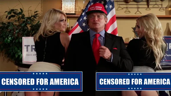 Donald Trump vira estrela de filme pornô de Larry Flynt