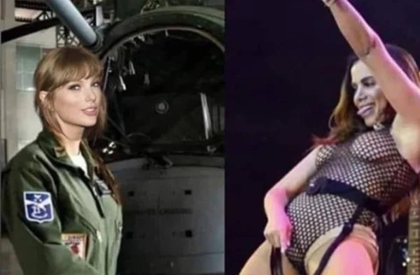Página bolsonarista critica Anitta e mente que Taylor Swift é da FAB
