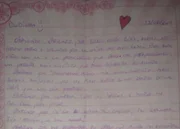 Carta que Cristian Cravinhos teria escrito para Dudinha Carta que Cristian Cravinhos teria escrito para Dudinha