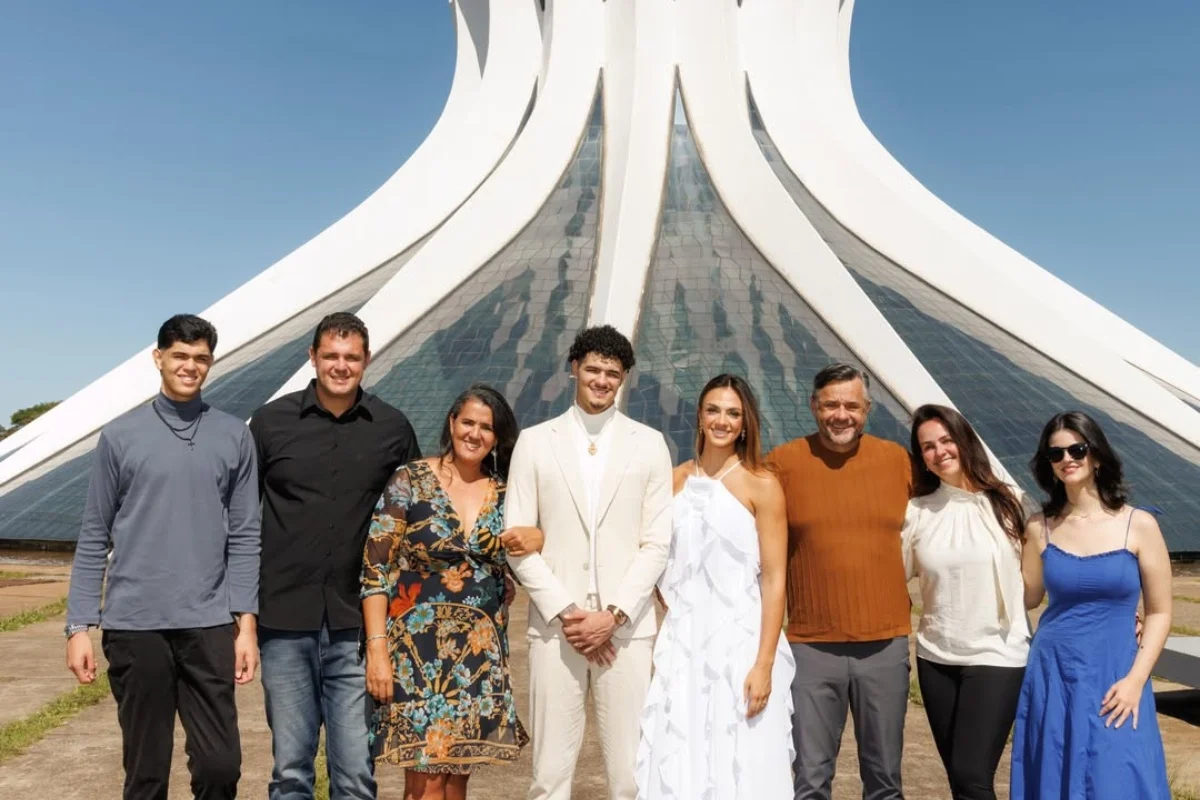 Gui Santos, único brasileiro na NBA, se casa com Júlia Lawrenz no DF - imagem 2