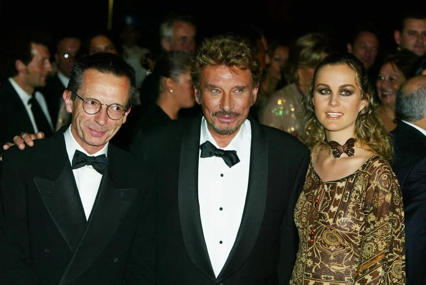 Diretor Patrice Leconte, Johnny e Laeticia Hallyday Diretor Patrice Leconte, Johnny e Laeticia Hallyday