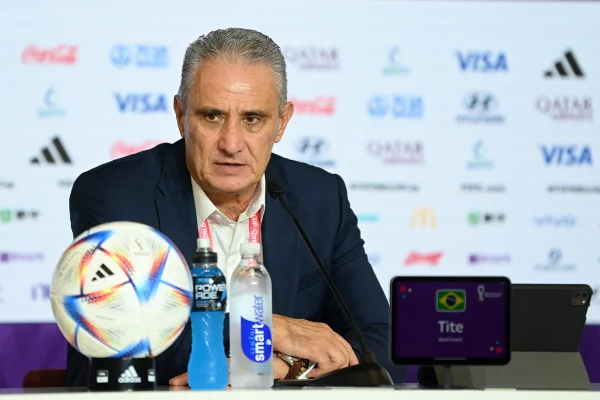 Tite em coletiva após derrota para Camarões