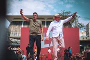 Haddad e Lula durante agenda em São José do Rio Preto, no interior Haddad e Lula durante agenda em São José do Rio Preto, no interior