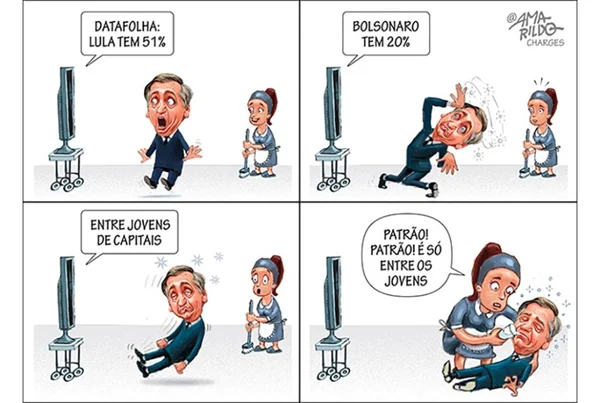 Charge do Amarildo