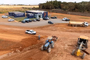 Construtora aterra bacias do sistema de drenagem em Ceilândia