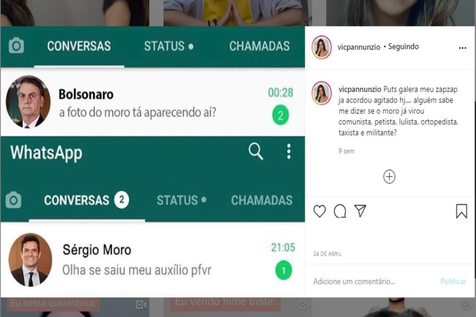 Os memes feitos por Victoria também são compartilhados no Instagram Os memes feitos por Victoria também são compartilhados no Instagram