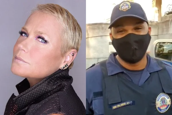 Xuxa e policial