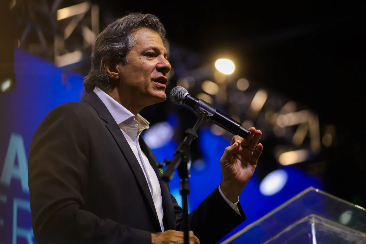 Fernando Haddad (PT), pré-candidato ao governo de São Paulo nas eleições de 2026 Fernando Haddad (PT), pré-candidato ao governo de São Paulo nas eleições de 2026