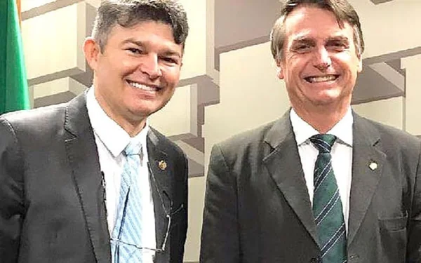 Deputado José Medeiros com Bolsonaro