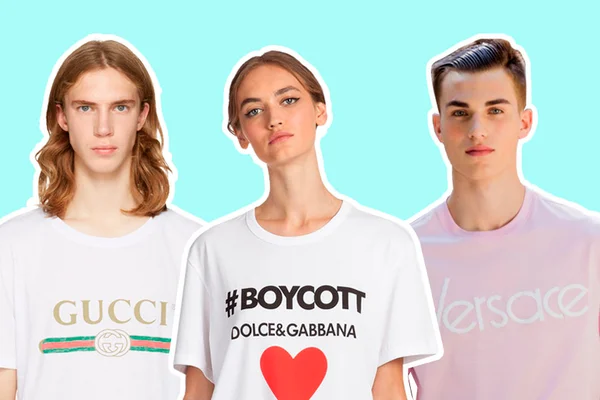 Marcas de luxo apostam em ostentação de logomarcas nas camisetas