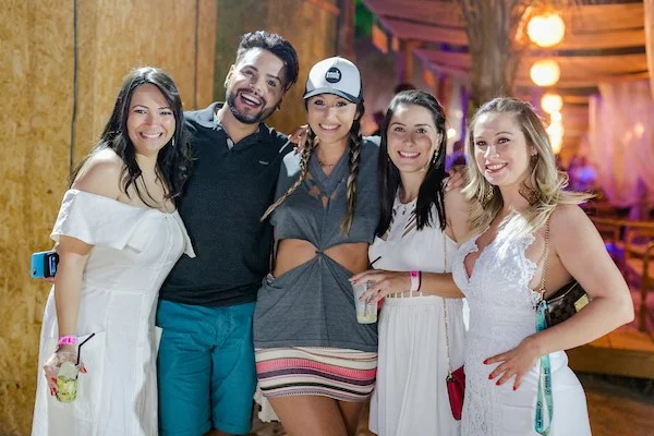 Patricia Viterbo, Junior Schror, Amanda Miller, Juliana Rios e Tassia Damas Patricia Viterbo, Junior Schror, Amanda Miller, Juliana Rios e Tassia Damas