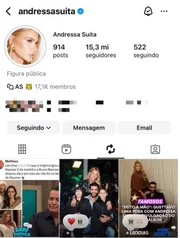 Andressa Suita já tomou as dores de Bruna Biancardi em treta com Virginia