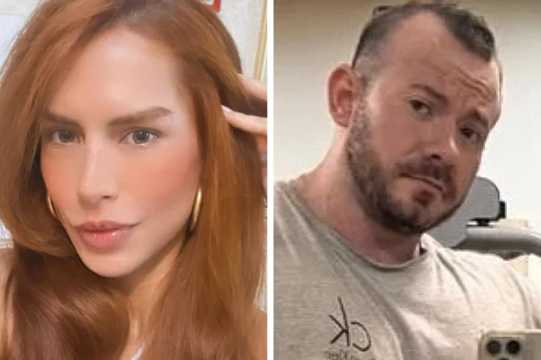 Montagem feita a partir de fotos das redes sociais de Djidja Cardoso e ex-personal, Hatus Silveira - Metrópoles
