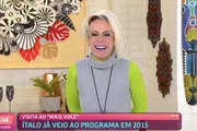 Ana Maria voltou a causa no Mais Você