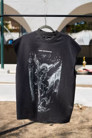 Camiseta da coleção Origens, da Off Shadow com a Per Se