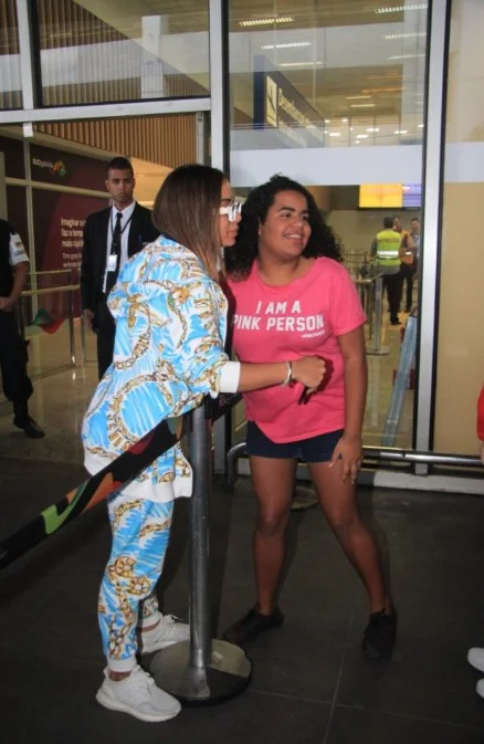 A funkeira estava usando um look inusitado A funkeira estava usando um look inusitado