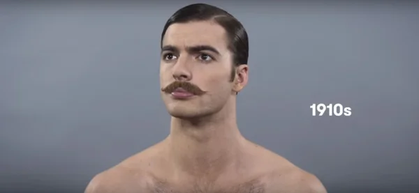 100 anos de beleza: vídeo mostra evolução de barba, cabelo e bigode