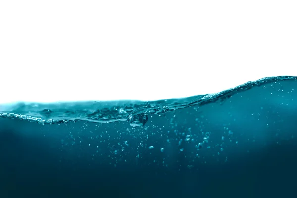 Imagem colorida mostra o nível do mar - Metrópoles