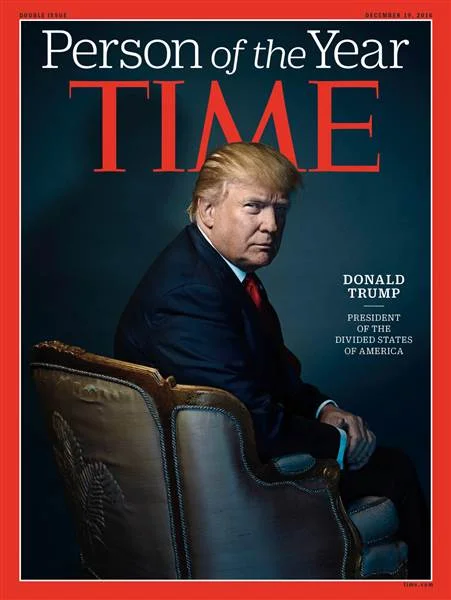 Nos EUA, revista Time diz que Trump é a “personalidade do ano” de 2016