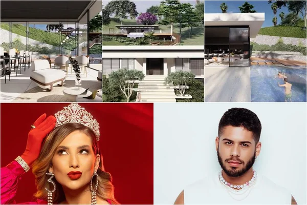Piscina infinita, quarto gigante e spa: veja fotos da mansão de Virgínia