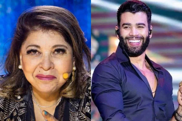 Montagem colorida de Roberta Miranda e Gusttavo Lima - Metrópoles