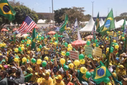 Manifestação de bolsonaristas em Brasília Manifestação de bolsonaristas em Brasília