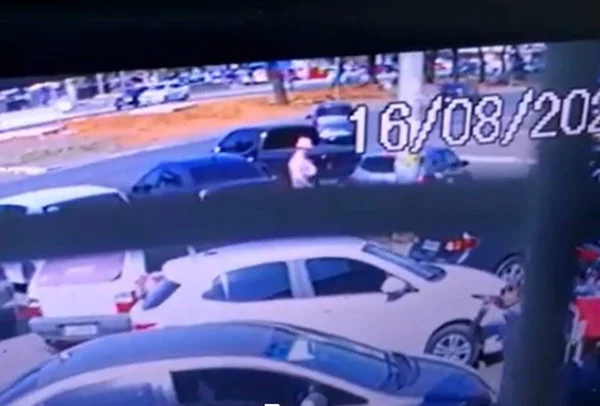 Imagens de câmera de segurança