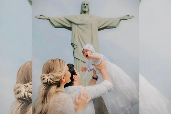 batizado de Maria Isabel Aires Campos Peixoto de Castro Palhares