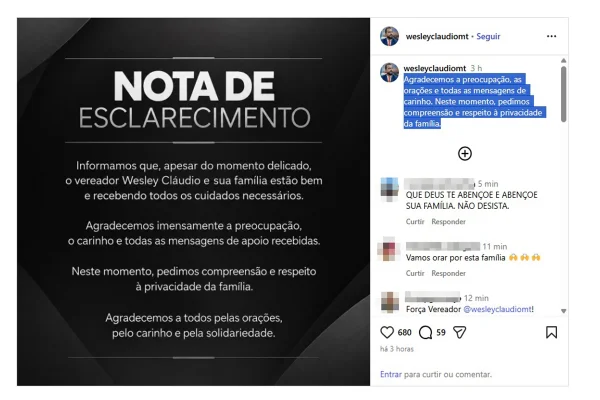 Bandidos decepam orelha de vereador e fazem família refém durante assalto - destaque galeria