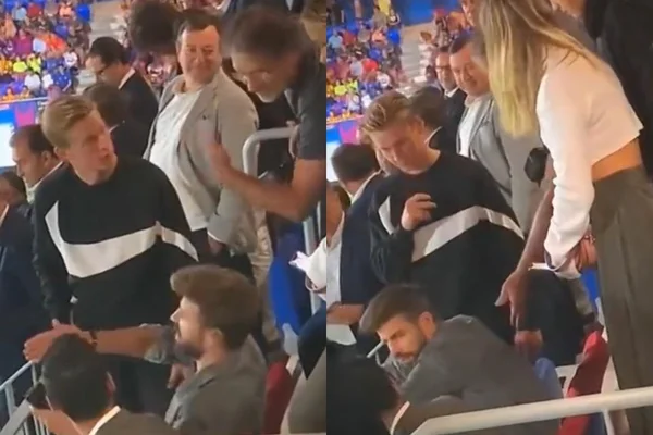 Piqué discute em estádio sobre lugar em que iria se sentar