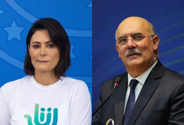 A irritação de Michelle Bolsonaro com o ministro da Educação