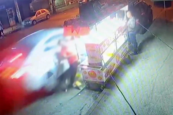 Vídeo: motorista bêbado atropela 5 e arranca a perna de um no Rio