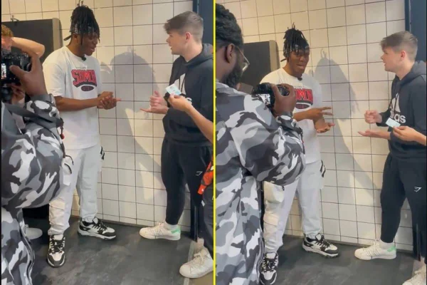 Foto colorida de dois youtubers-Metrópoles