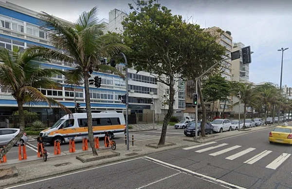 Avenida Delfim Moreira, no Leblon, zona sul do Rio de Janeiro